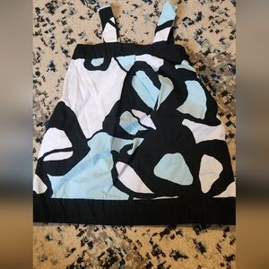GAP Kids Dress in Black, White, and Blue